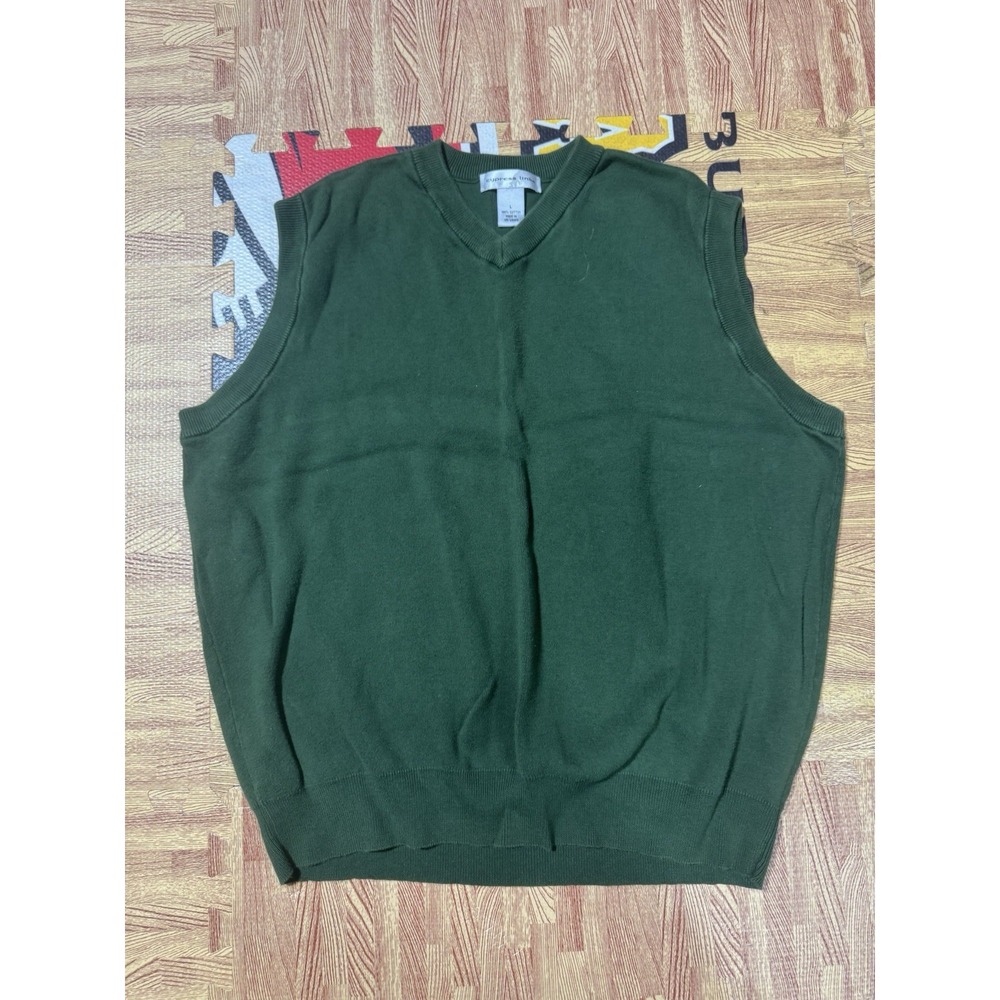 Cypress Links Men's 100% Cotton V-Neck Golf‎ Vest Size XLT; Activewear, Outdoor